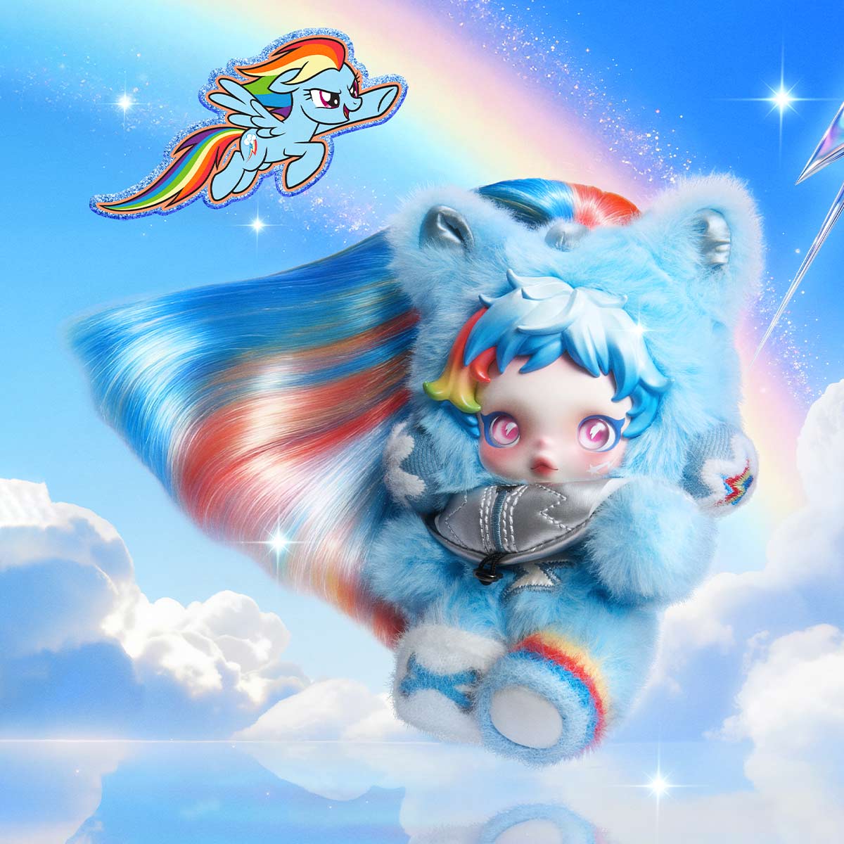 SKULLPANDA × My Little Pony Series Plush Doll Pendant [Confirmados]