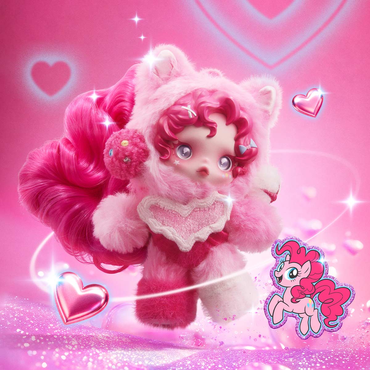 SKULLPANDA × My Little Pony Series Plush Doll Pendant [Confirmados]