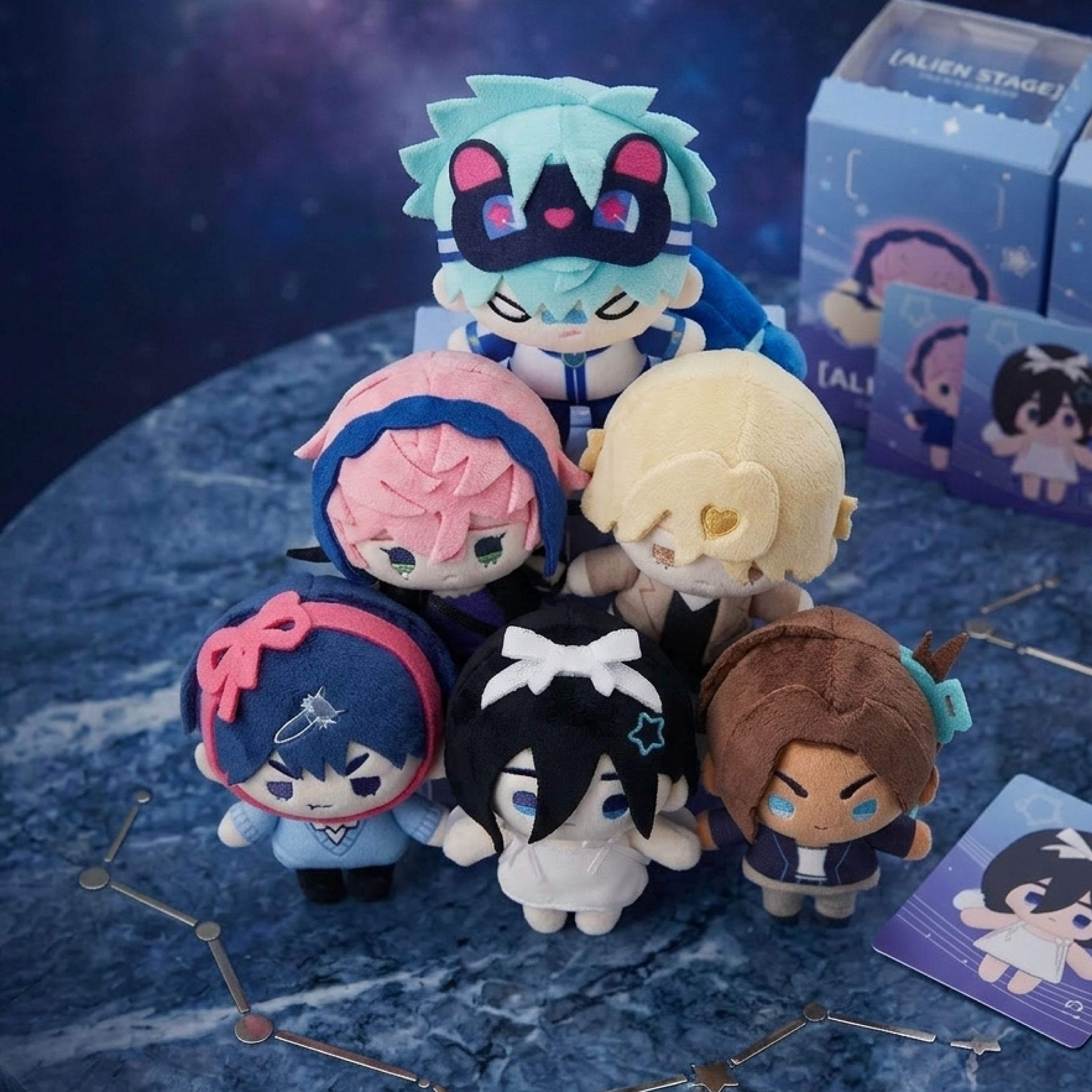 Alien Stage Blind Box Figure Doll Mini Doll Llavero Peluche marca NullSET [Confirmado]