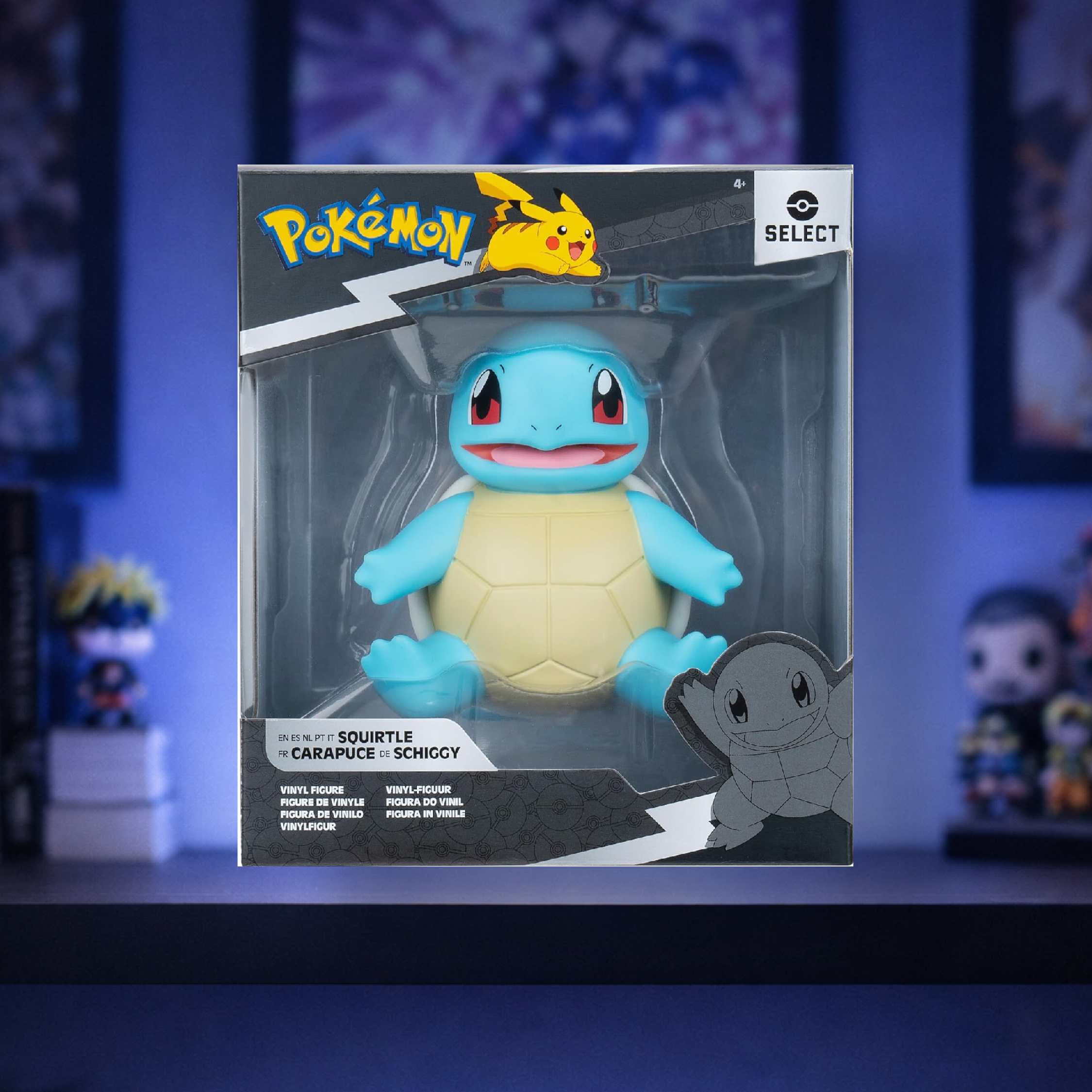 Pokemon - Squirtle Pokemon Select 4" Vinyl Figure (Series 4)